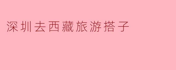 深圳去西藏旅游搭子