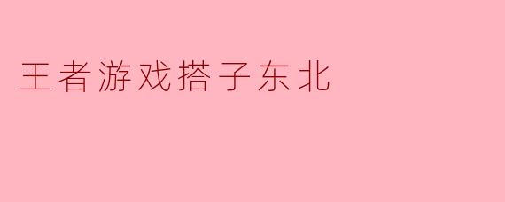 王者游戏搭子东北的特点是什么？****