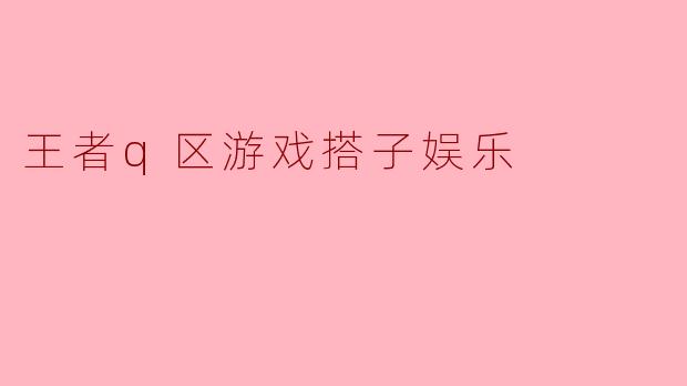王者q区游戏搭子娱乐