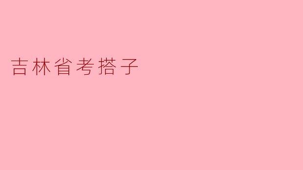 “吉林省考搭子:备考路上的同行者与成长伙伴”