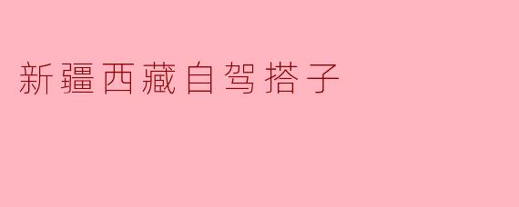 想找新疆西藏自驾的搭子,有什么注意事项或建议吗?