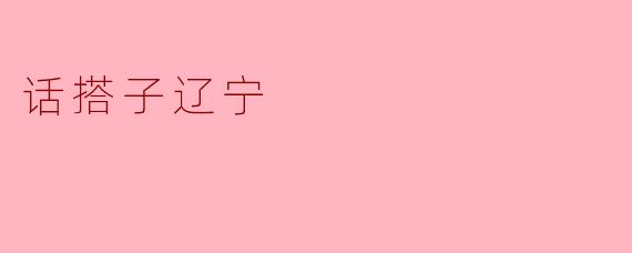 话搭子辽宁