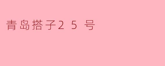 青岛搭子25号