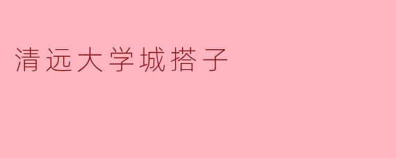 清远大学城搭子