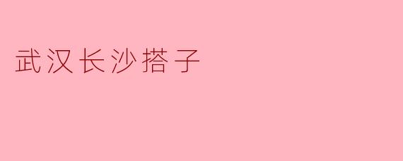 武汉长沙搭子