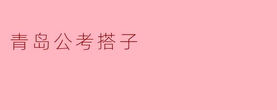 青岛公考搭子