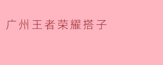 《广州王者荣耀搭子图鉴：从线上开黑到线下面基的快乐联盟》