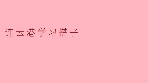 连云港学习搭子